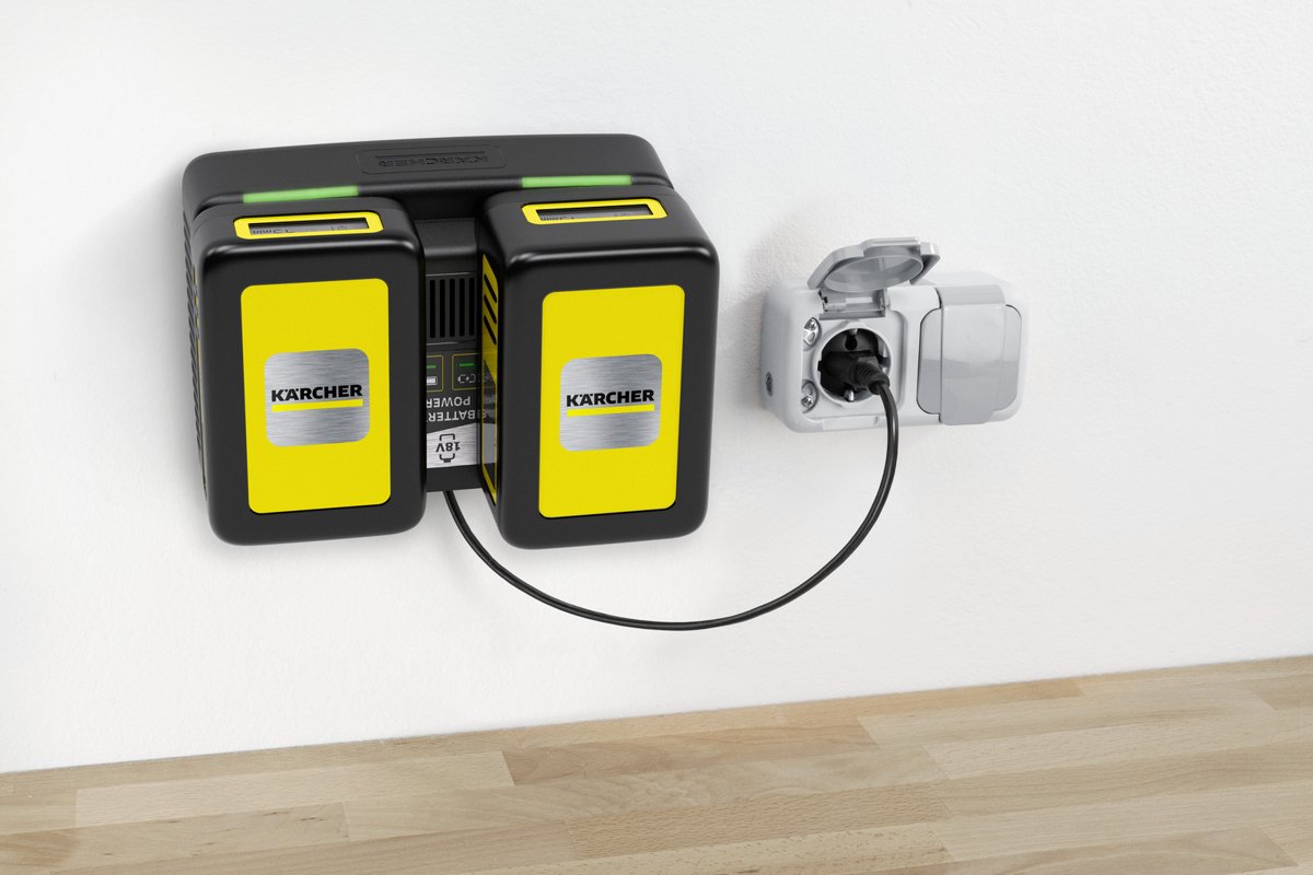 Быстрозарядное устройство Dual Battery Power 18 В - 5