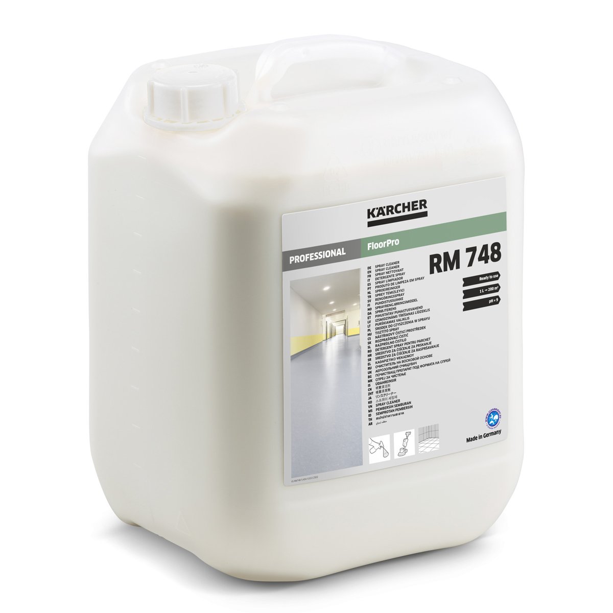 Аэрозольный очиститель FloorPro RM 748, 10л