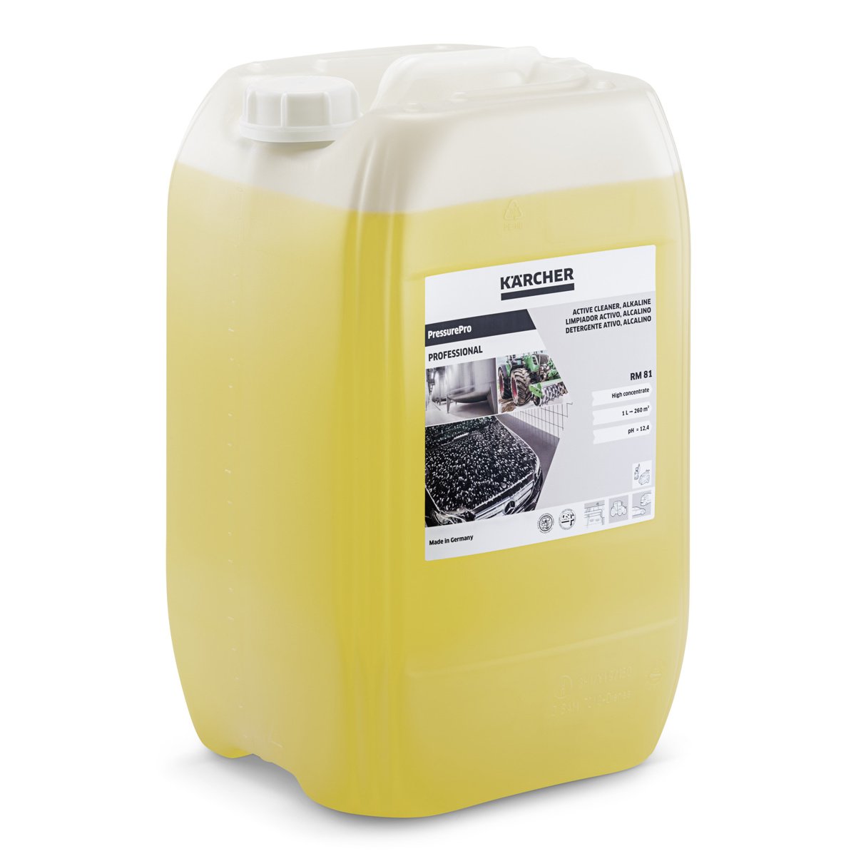Лужний активний засіб для чищення PressurePro RM 81, 20л