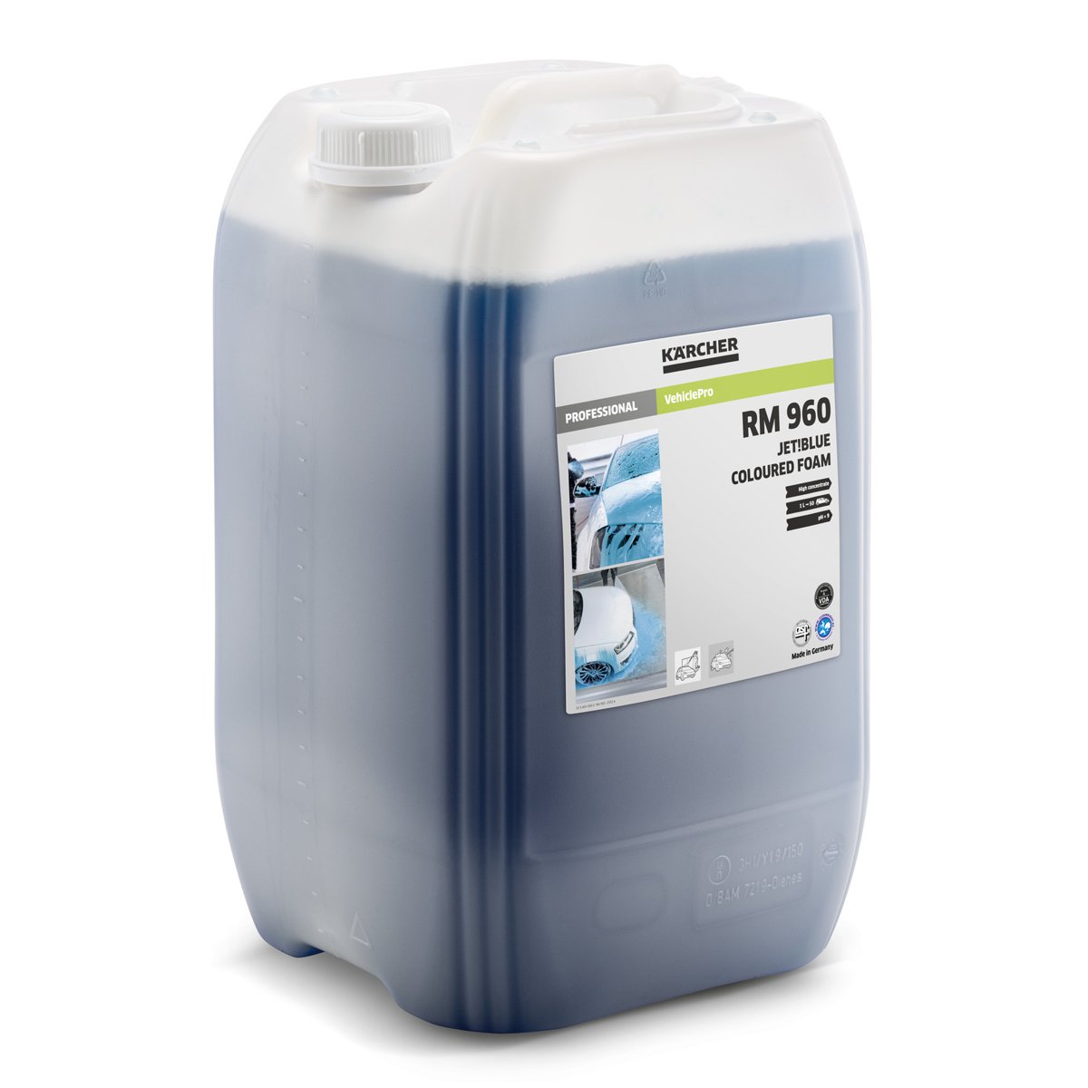 Пена голубого цвета VehiclePro Jet!Blue RM 960, 20л